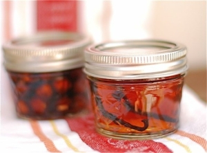 Little jars of infusing extracts